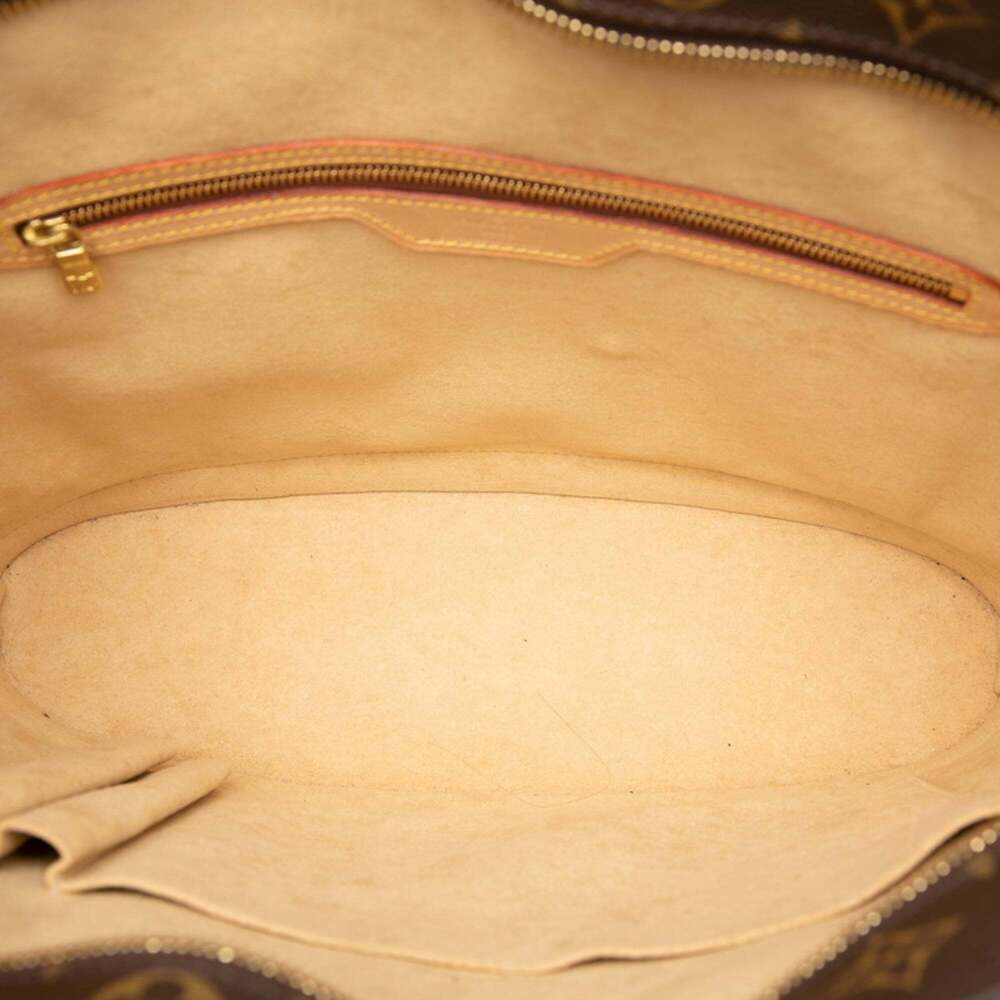 LOUIS VUITTON Brown Monogram Leather Tote Bag - Picture 4 of 6